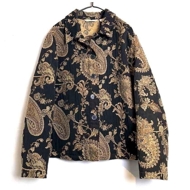 [French Laundy] Vintage Paisley Pattern Gobelin Jacket [1990s-] Vintage Paisley Pattern Gobelin Jacket