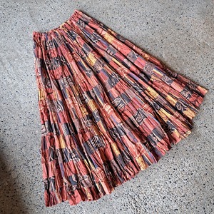 インド製 パッチワーク エスニックスカート used [306008]