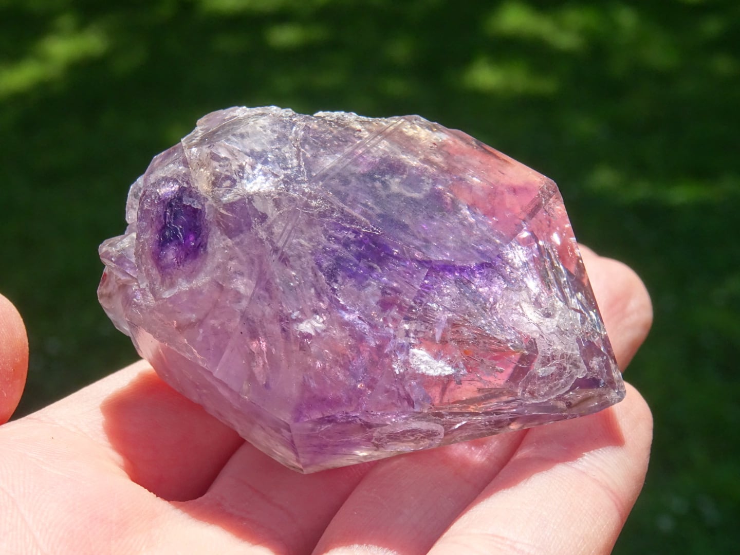 大きなエレスチャル水晶 ブランドバーグ産