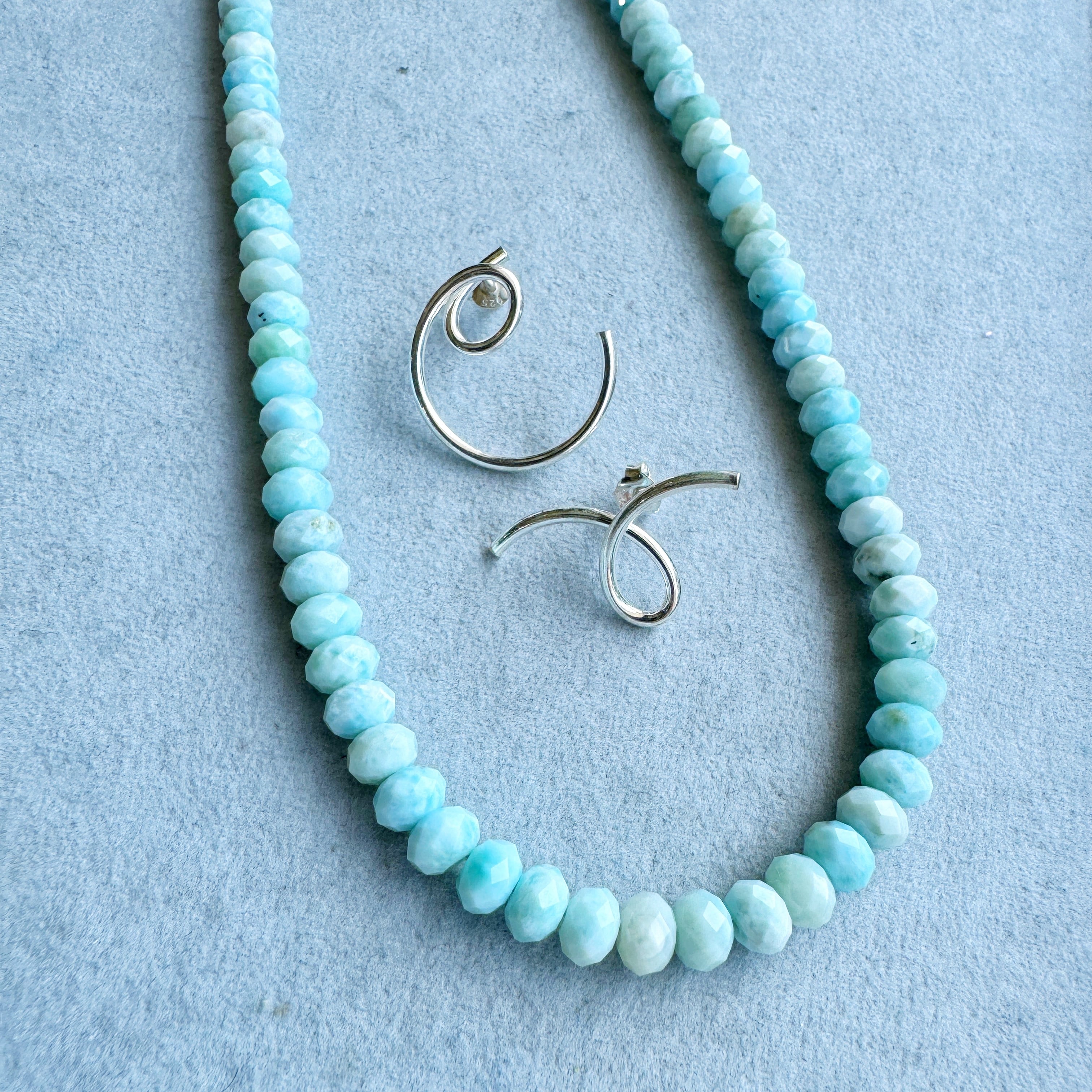 SALE‼️☆ラリマー 羽根型 ネックレス☆ No948 ネックレス