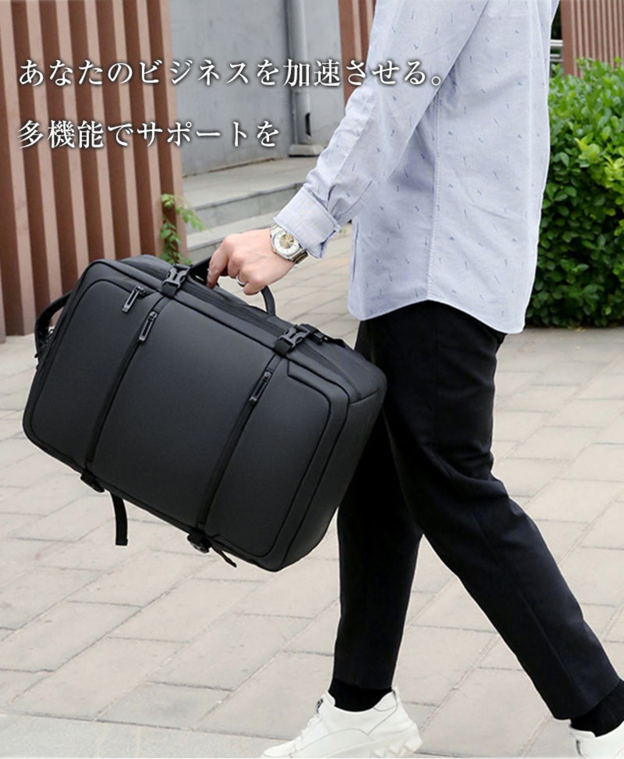 リュック バックパック リュックサック レディース メンズ 大容量 頑丈 シンプル ビジネス 収納 撥水加工 USB充電口付き 通気性 ブラック