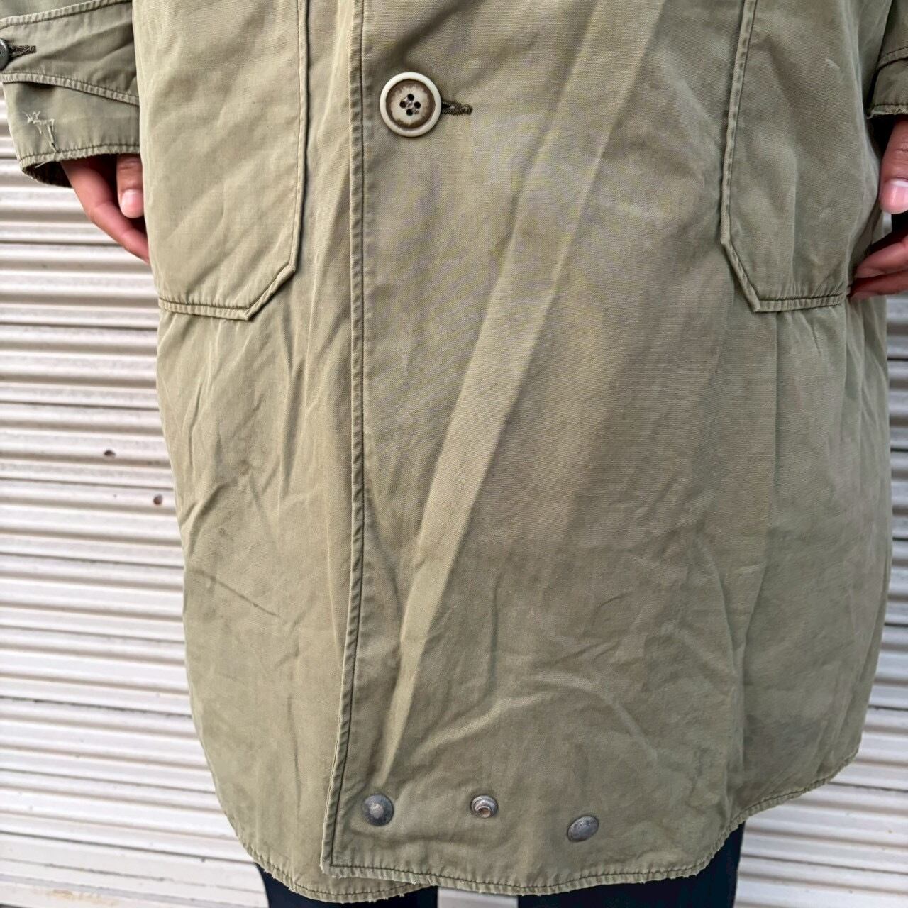 40's US.ARMY 米軍実物 山岳部隊 M-42 リバーシブル オーバーコート M