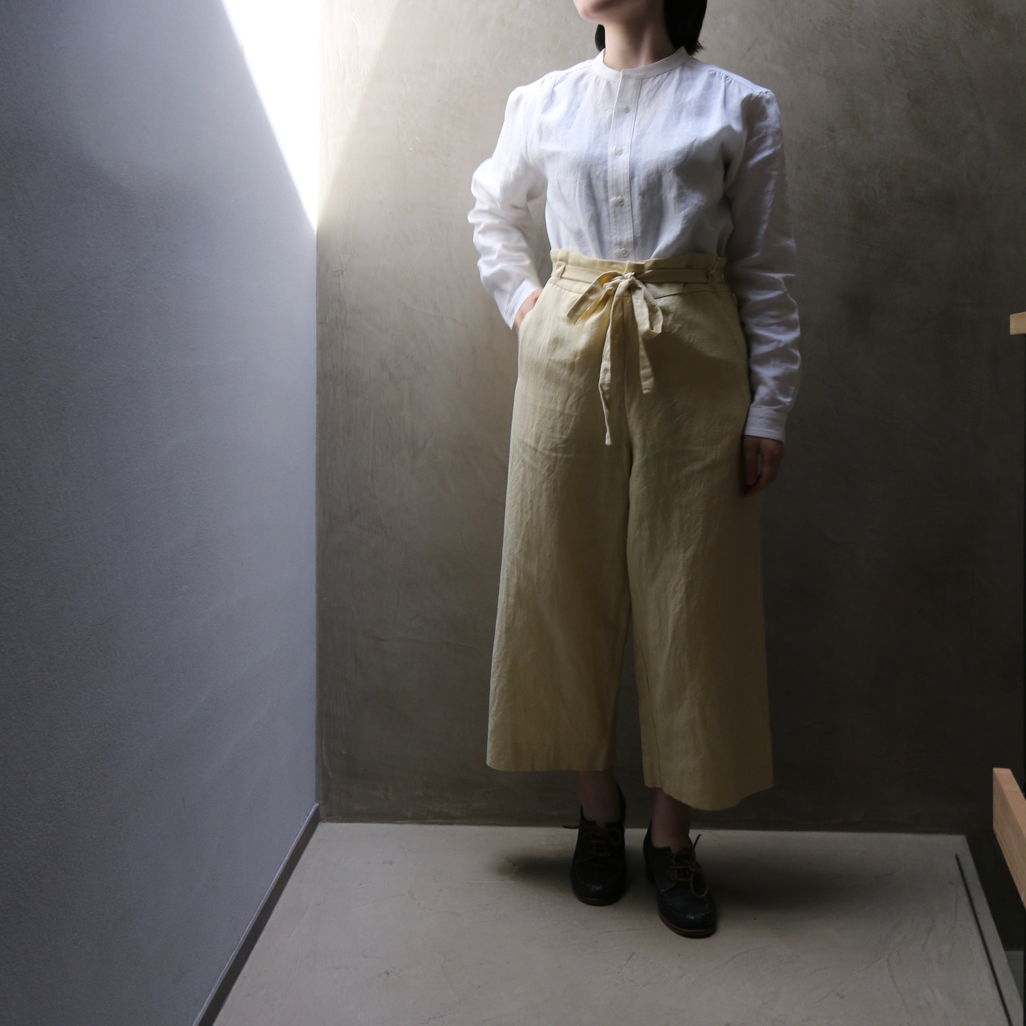 YAECA WRITE/ヤエカ ライト リボンパンツ LILY OF THE VALLEY #93617 size S