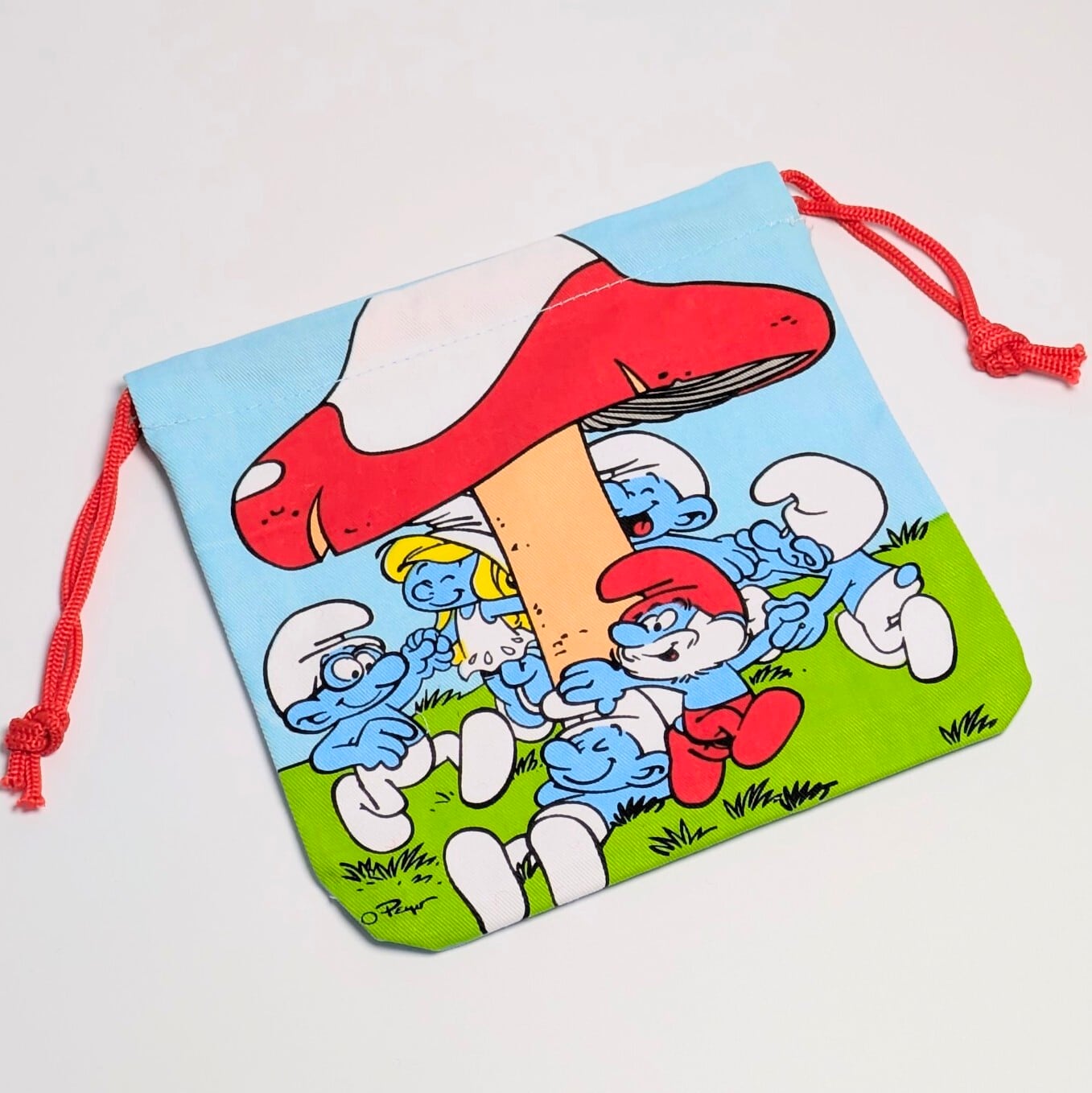 【 Smurf（ スマーフ ）】アメリカンキャラクター巾着袋 〚アメリカン雑貨 アメトイ〛