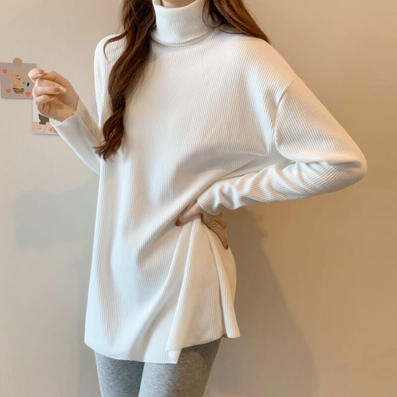 ホワイトシャツ オータムウィンタースタイルルーズトップス 秋物 冬物 スーパーモール86457108790