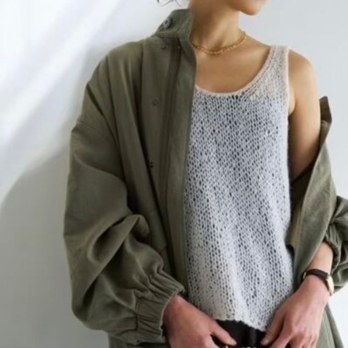 【 YENN 】MOHAIR HAND VEST