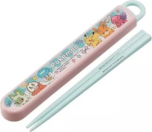 Skater ポケモン【ポッピング】抗菌食洗機対応 箸箱セット 16.5cm