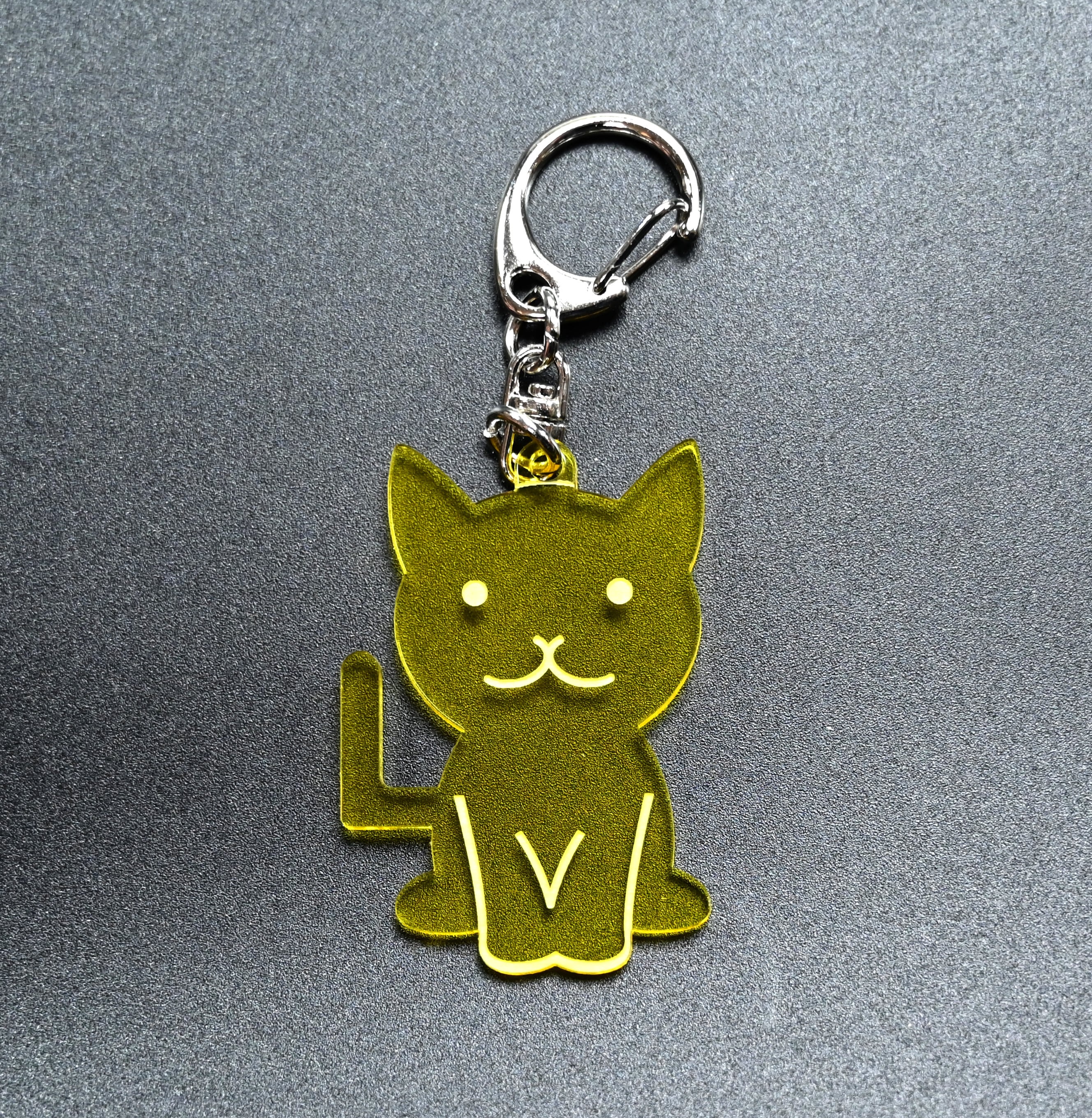 猫ひげ「幸運のお守り」カプセルキーホルダー猫ちゃん③ | 長崎尾