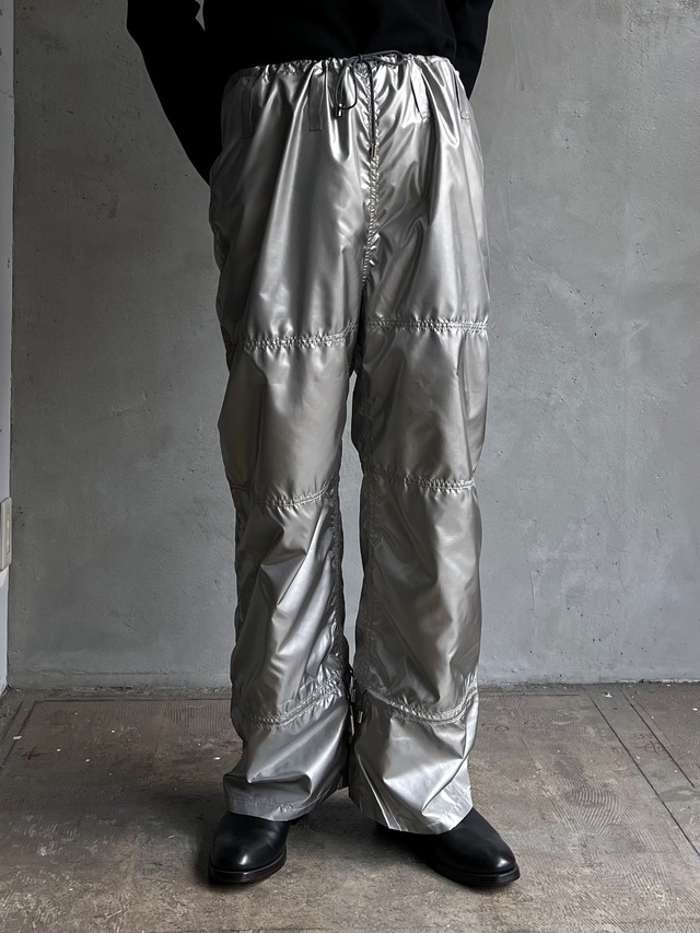 GEN IZAWA / Code straight pants (silver)