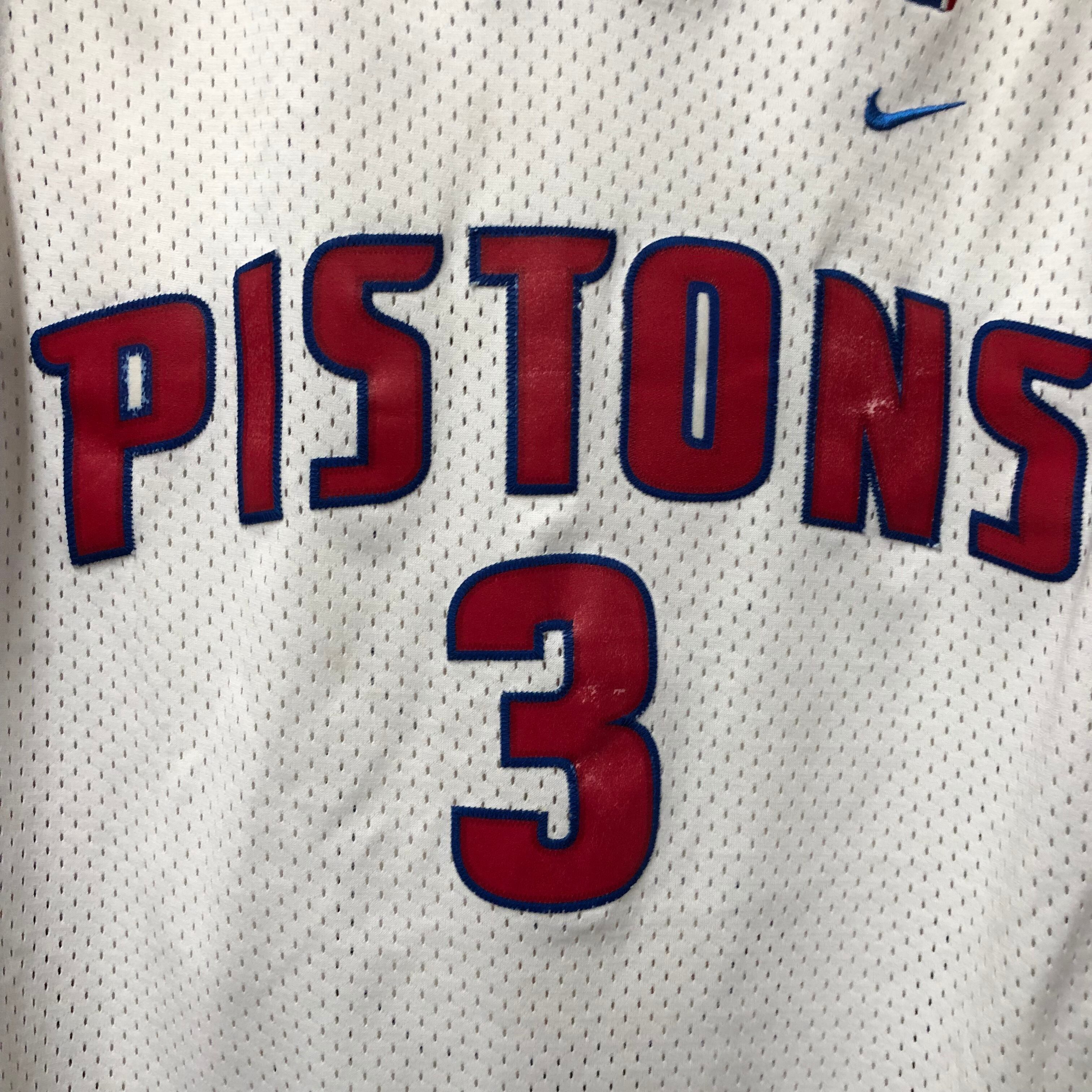 ☆90s VINTAGE NBA NIKE DETROIT PISTONS メッシュ ゲームシャツ