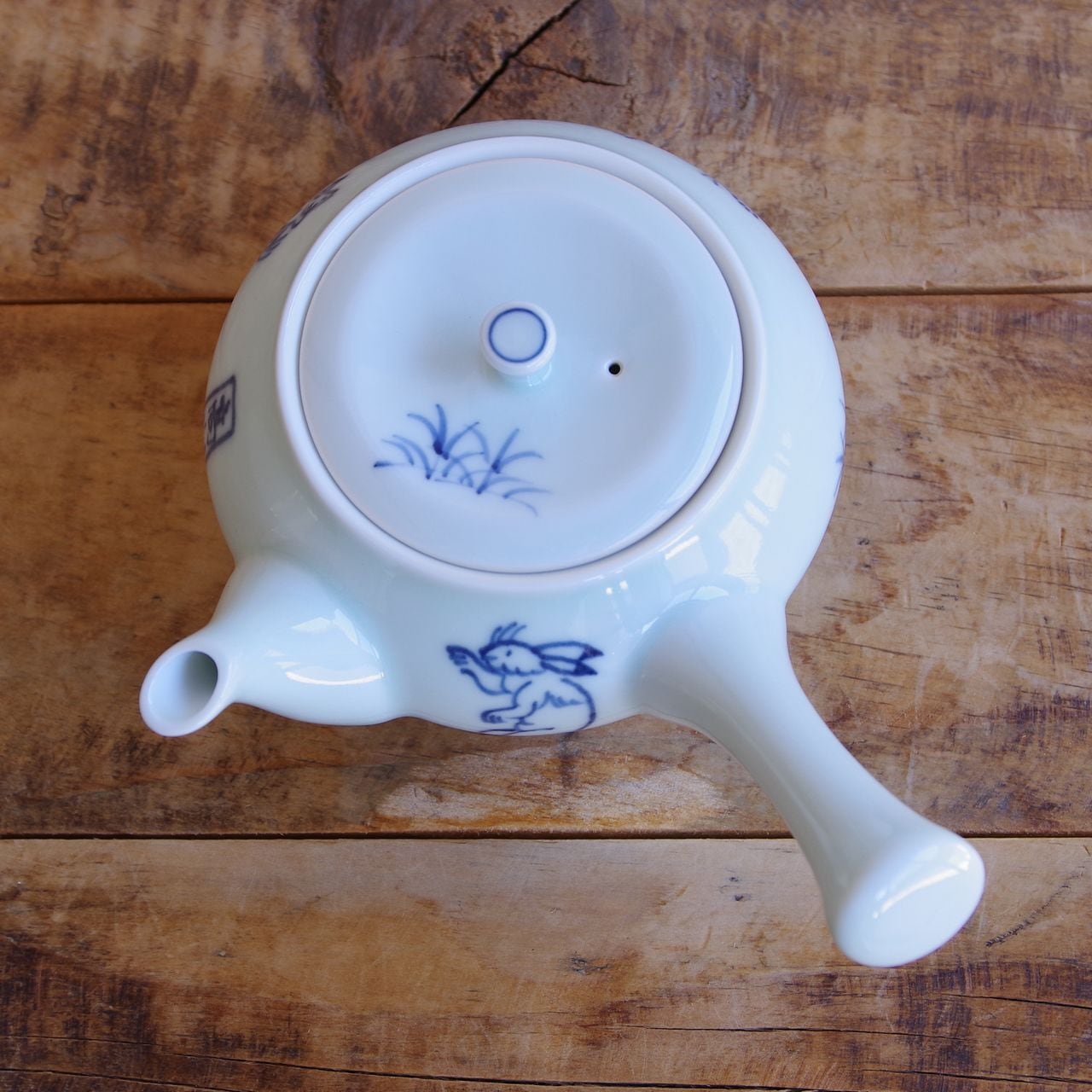 新品】波佐見焼 洸琳窯 高山寺 急須 鳥獣戯画 日本茶 茶器 うさぎ 蛙