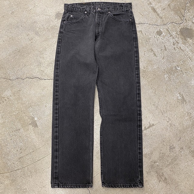 1990s LEVI'S 505 BLACK DENIM PANTS USA ”後染め”