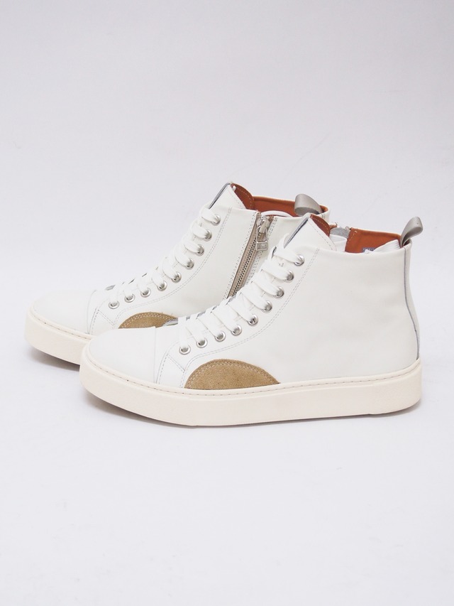 EARLE (アール) CLASSIC LACE UP SNEAKERS / WHITE　ER0408-2