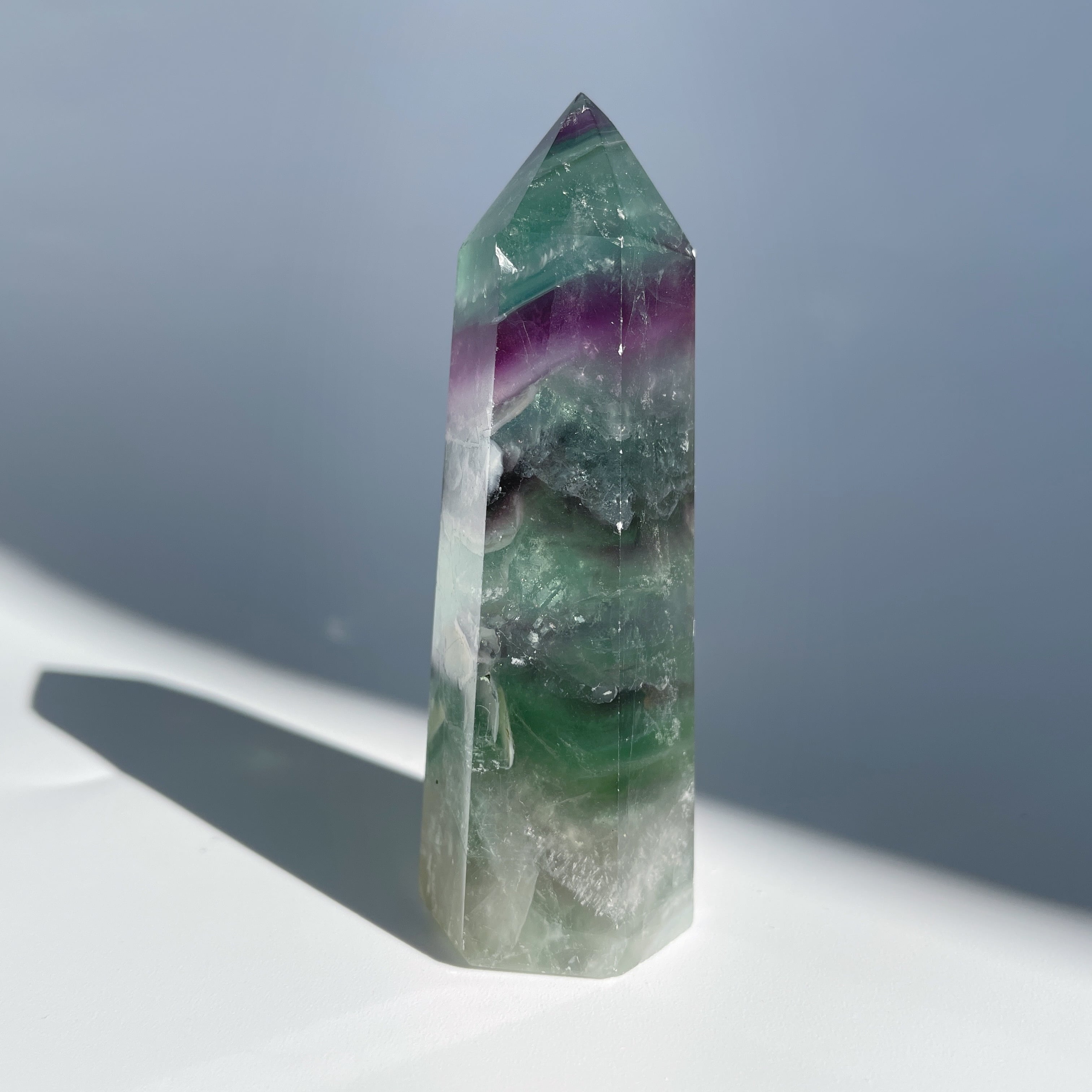 レインボーフローライト タワー型01◇ Rainbow Fluorite ◇天然石