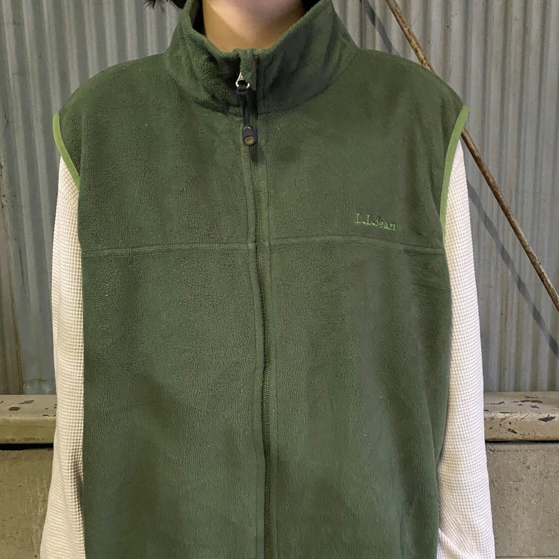 L.L.Bean エルエルビーン POLARTEC ワンポイントロゴ刺? フリース 