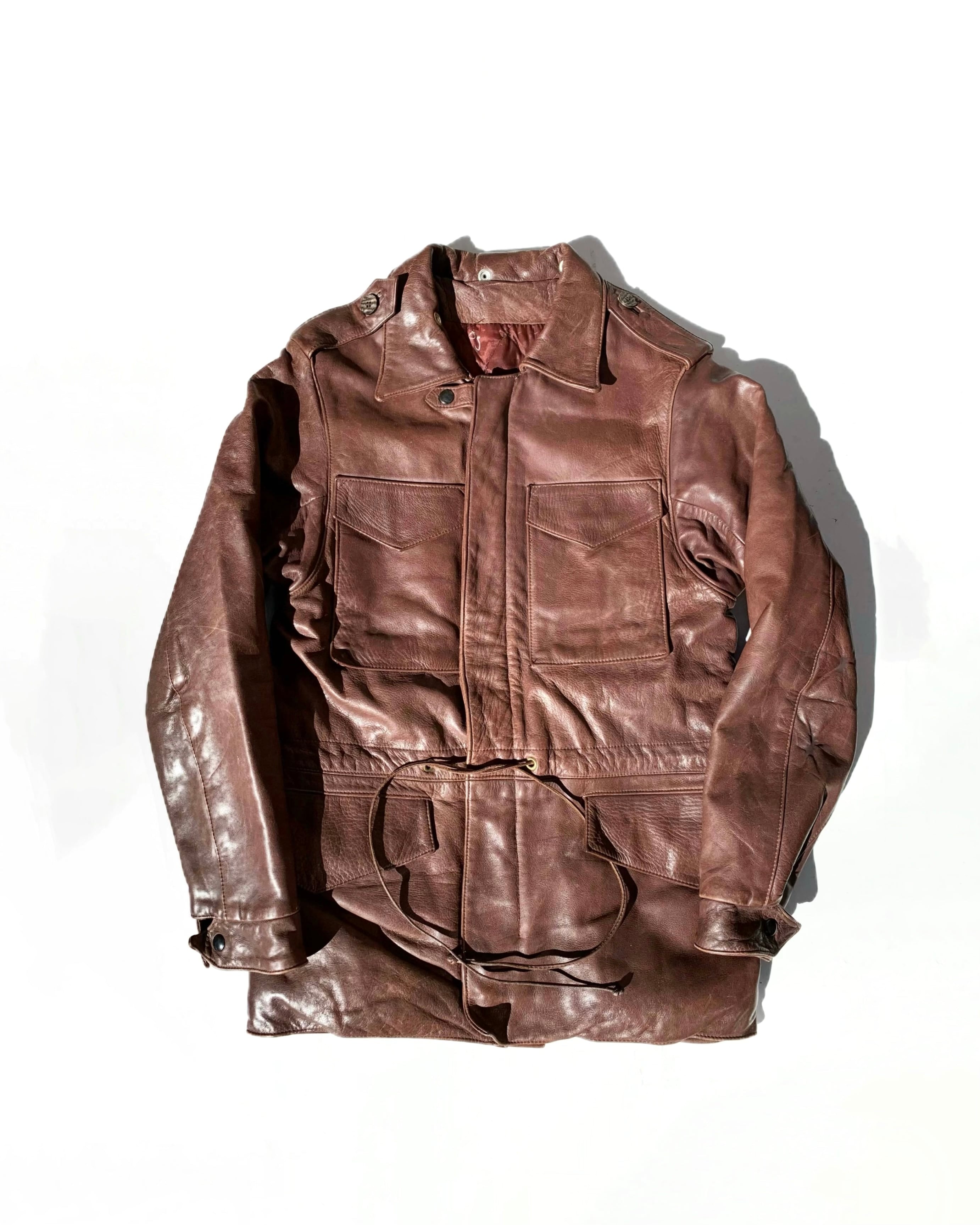 80年代 MEMBERS ONLY レザージャケット ハイネック レザー スポーツ