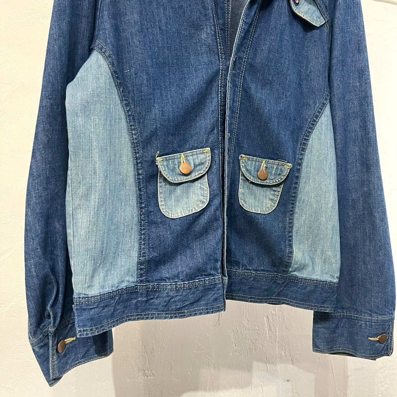 70s WRANGLER 2tone Denim Jacket 