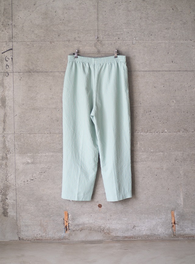 "Draper's & Damon's" 1980s Gingham easy pants