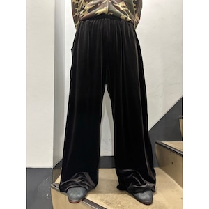 90's cal style ベロアイージーパンツ