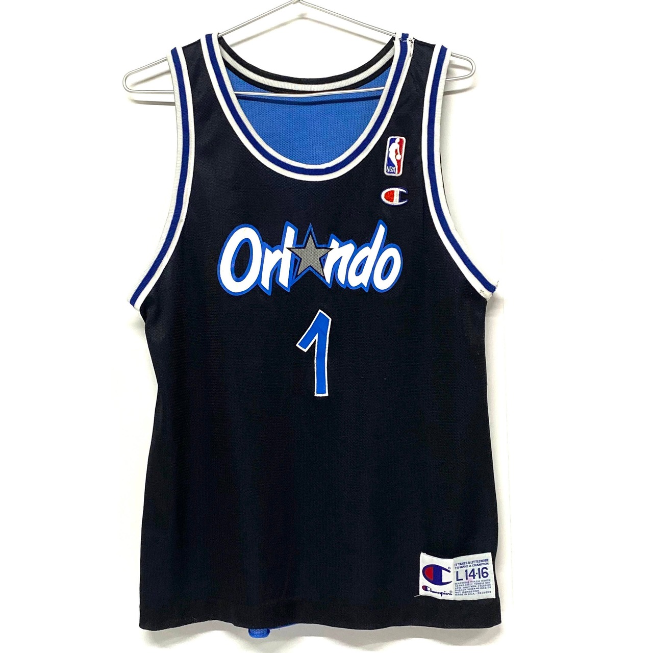 キッズ】USA製 90年代 Champion チャンピオン NBA Orlando Magic 