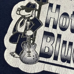 【JERZEES】2X ビッグサイズ 音楽フェス Tシャツ バックプリント ロゴ Blues Festival ブルース 半袖 MEXICO製 US古着