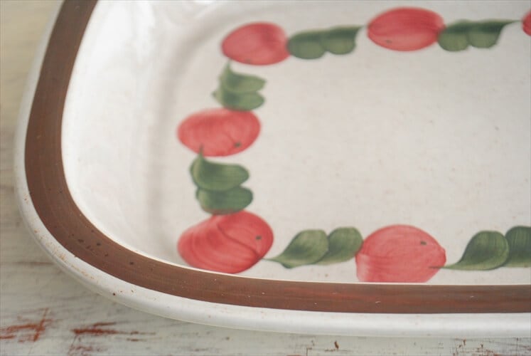 ロールストランドオーブンプレートハンドペイント北欧ヴィンテージ