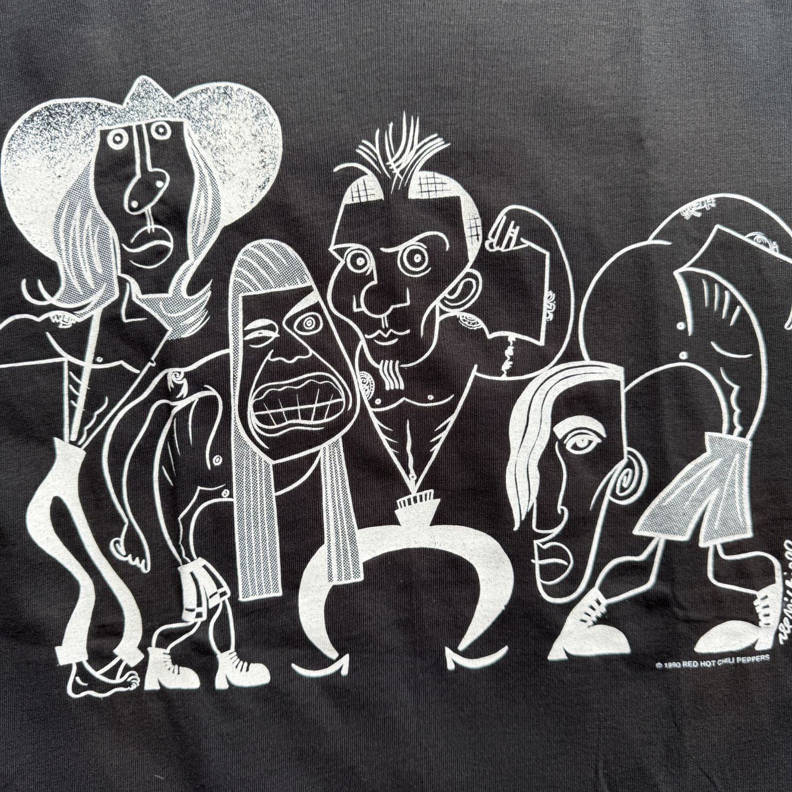 Deadstock】 90s Red Hot Chili Peppers 1990 “Picasso” ピカソ T