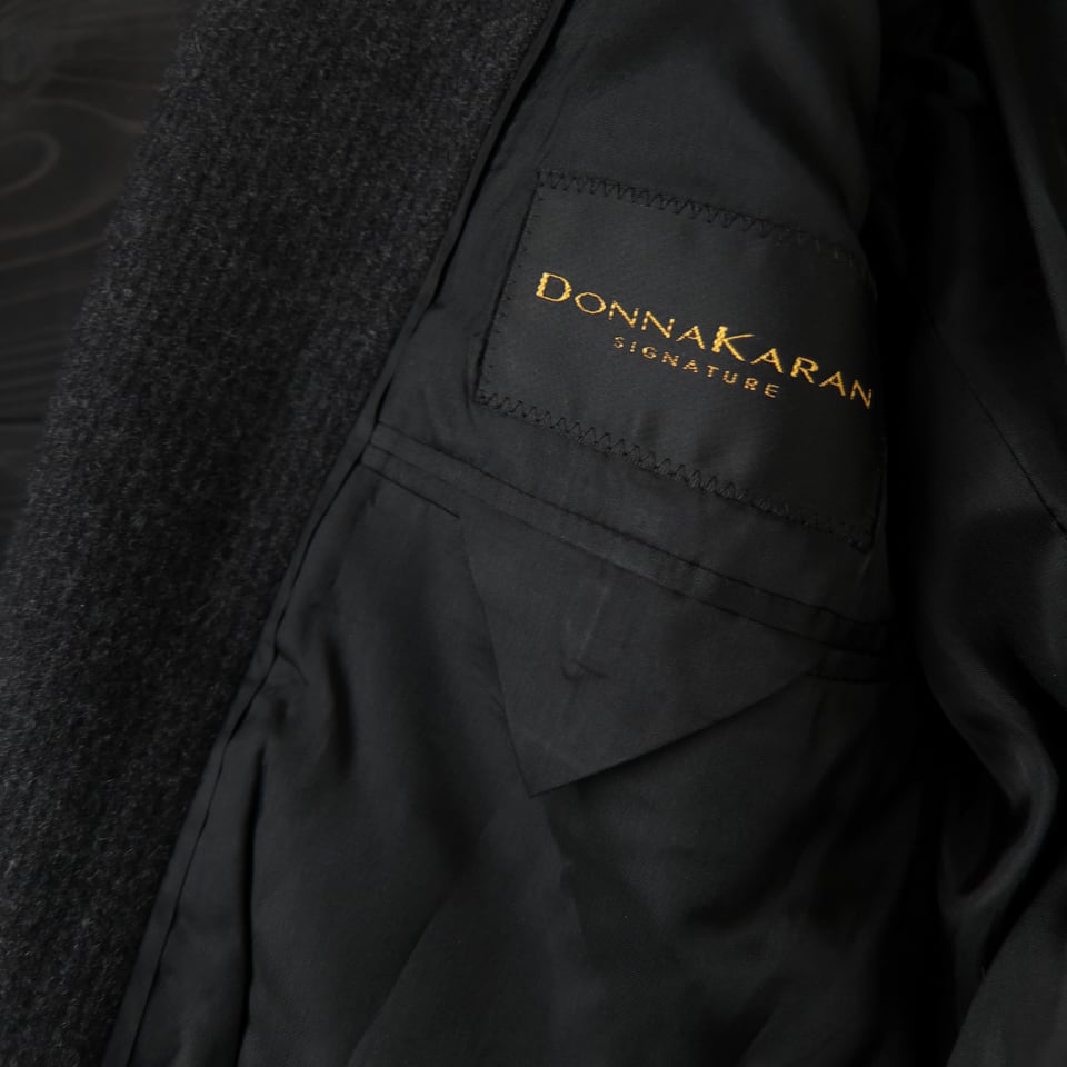 Donna Karan ラップ　ダウン　コート