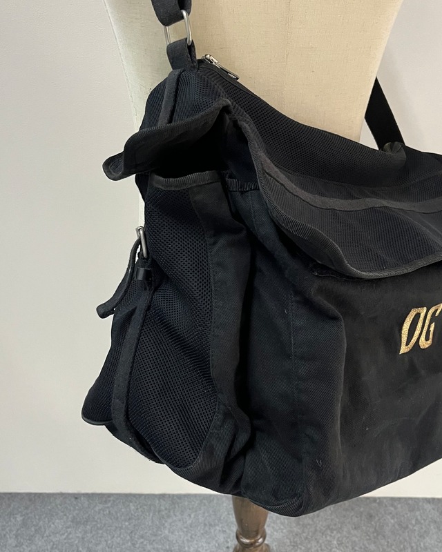 【DOLCE&GABBANA】mesh switching boston bag