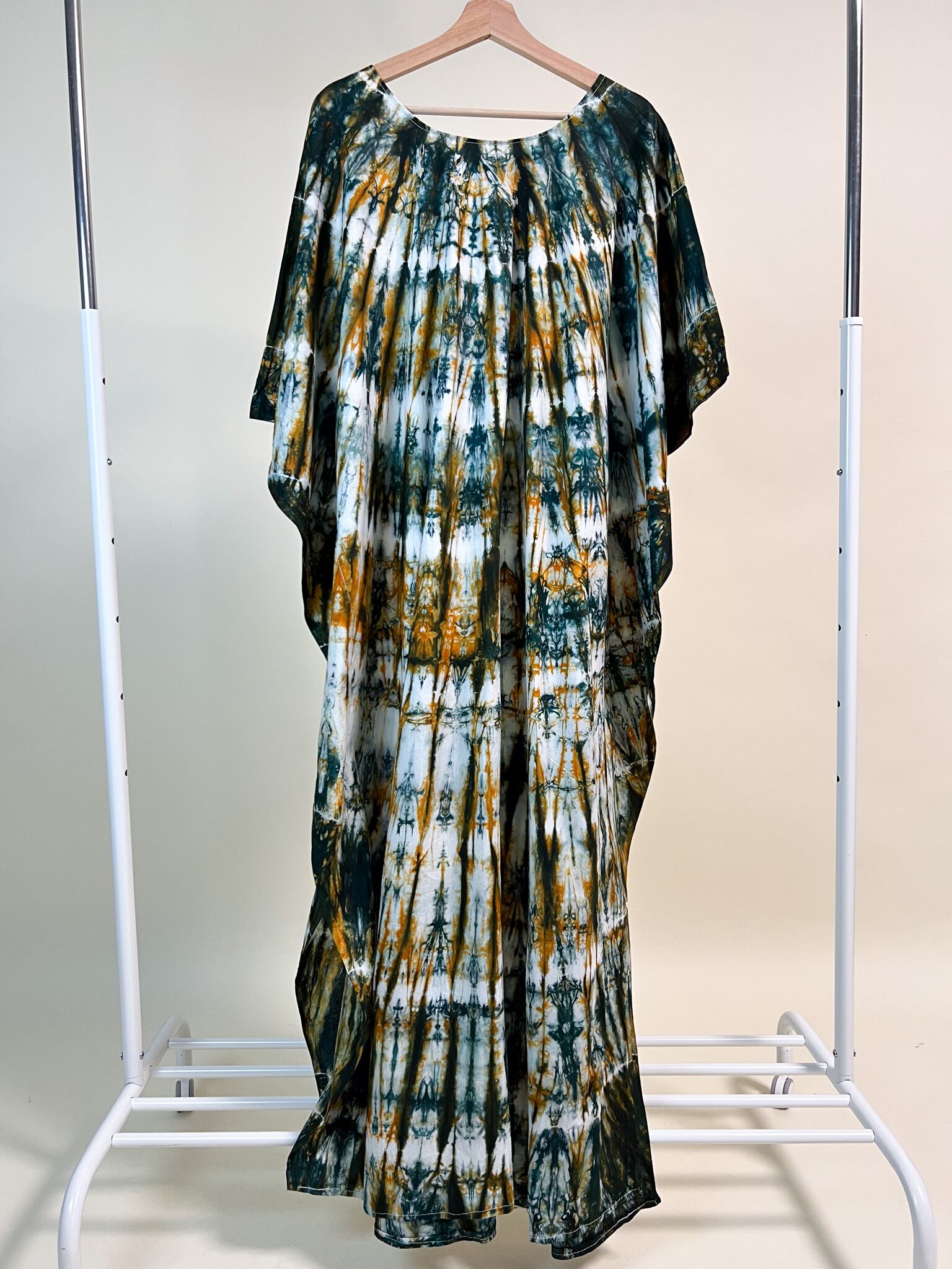 ゆったり柔らか Tie Dye Rib Dress / タイダイ柄ワンピース