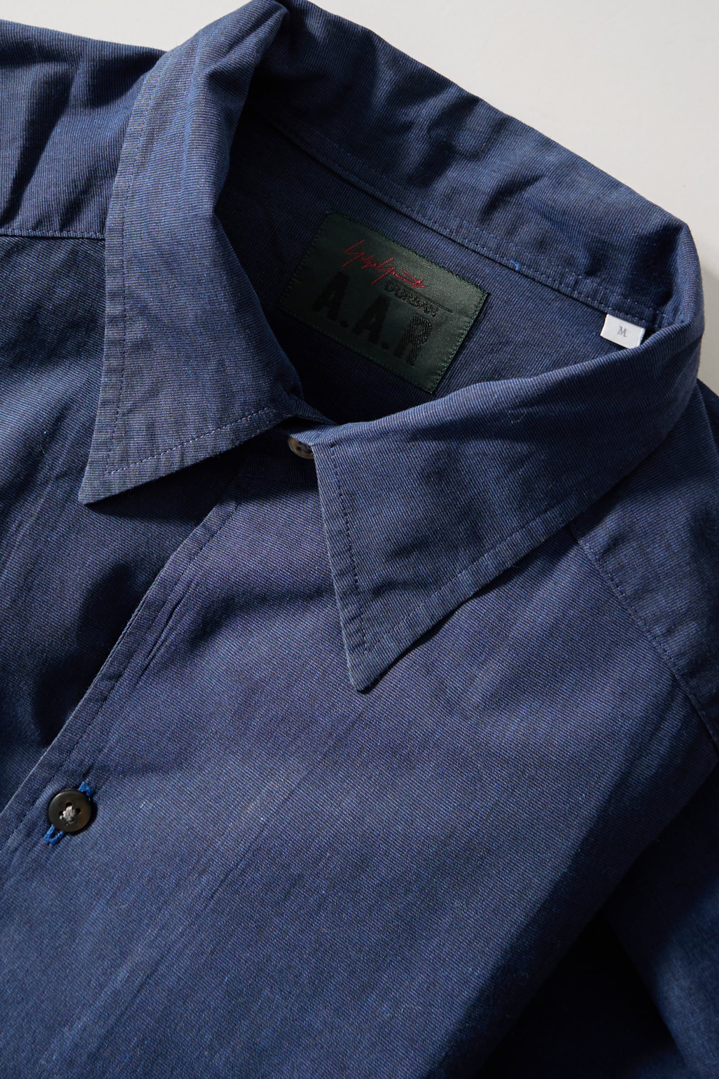 A.A.R Yohji Yamamoto ヨウジヤマモト ドレスシャツ A.A.R YOHJI YAMAMOTO NAVY DRESS SHIRT | Reben｜デザインという文脈