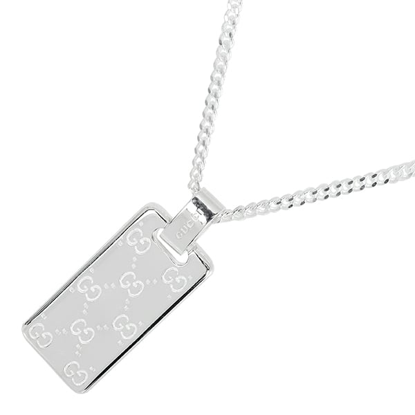 New GUCCI グッチ アクセサリー ペンダント GGシグネチャー タグ