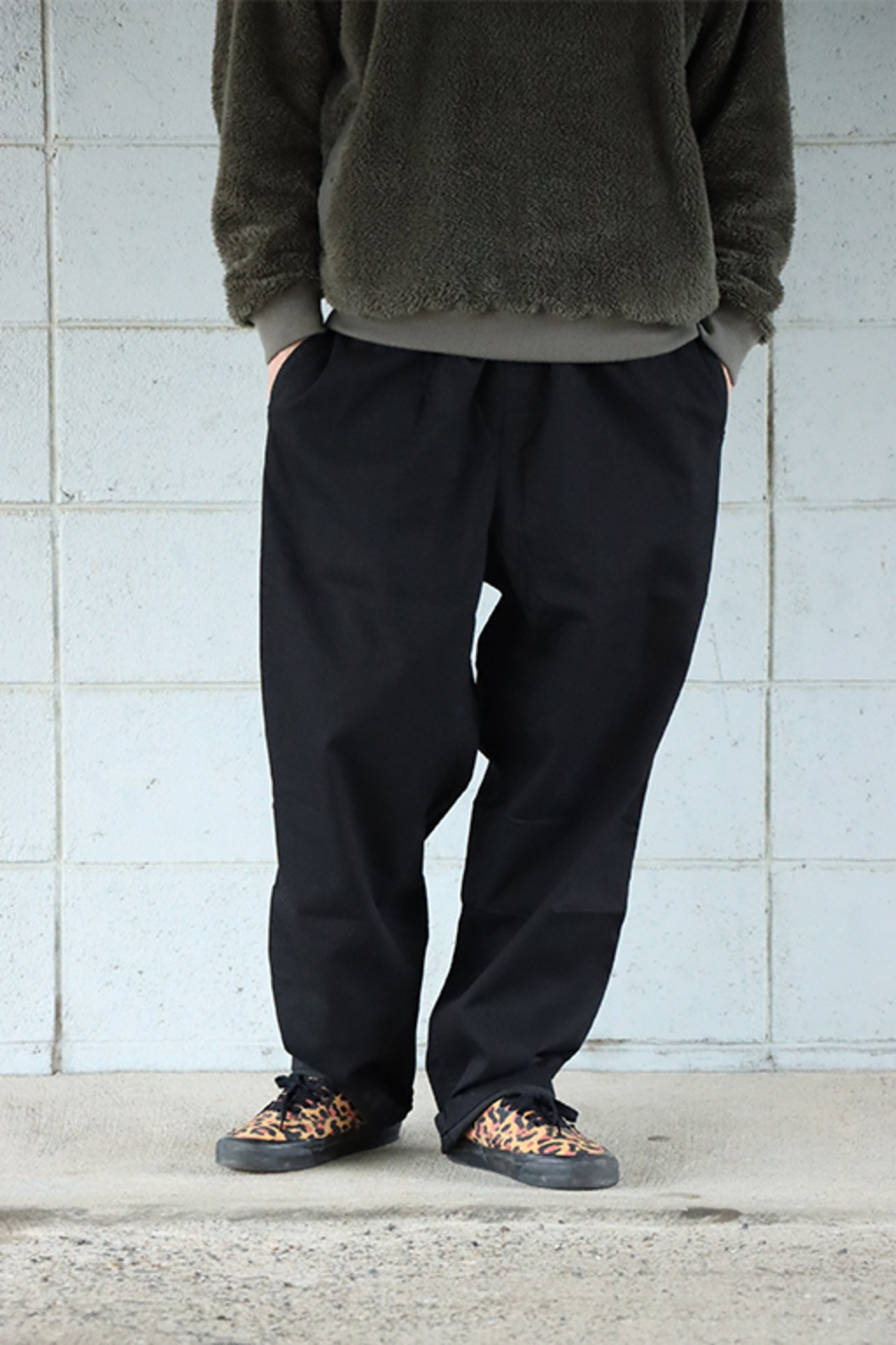 SLINK(スリンク) "Stretch Easy Pants"(BLK)