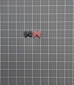 [25個]フロッキー ドット柄 ミニリボン／６色:１cm