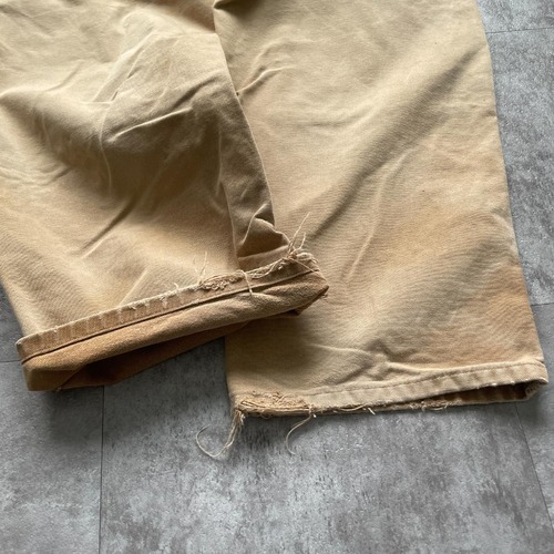 メキシコ製 ブラウン ダブルニー Carhartt B136 BRN 38×32 詳細写真18