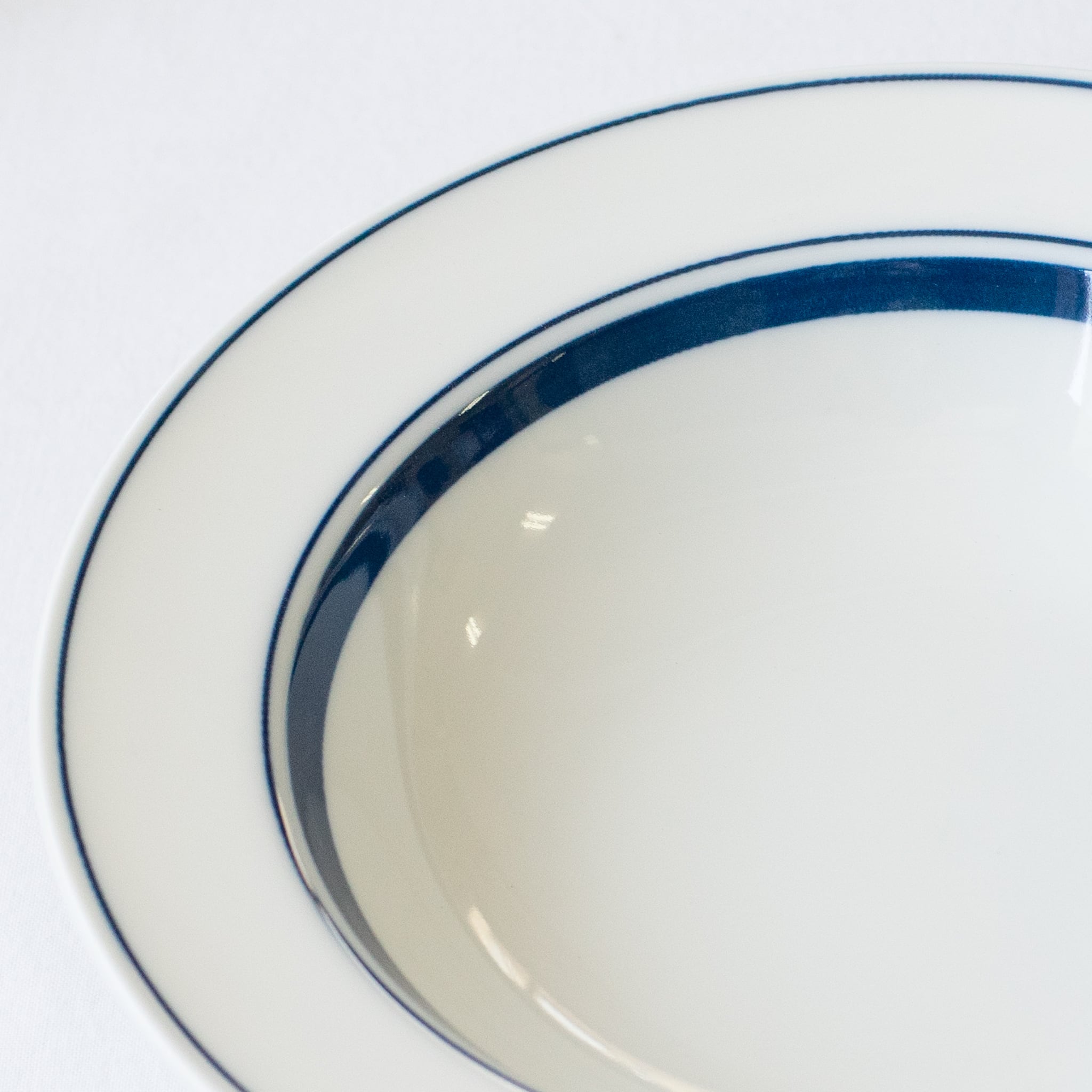 ブルーラインの大プレート【21cmクープ】 | Kamani | 多治見で営む