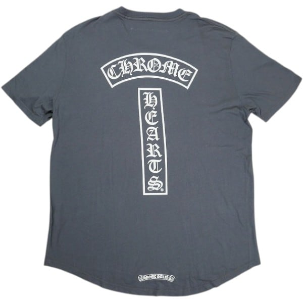 クロムハーツ　ダークグレー Tシャツ　Mサイズ Size【M】 CHROME HEARTS クロム・ハーツ T-BAR SS TEE GRAY Tシャツ