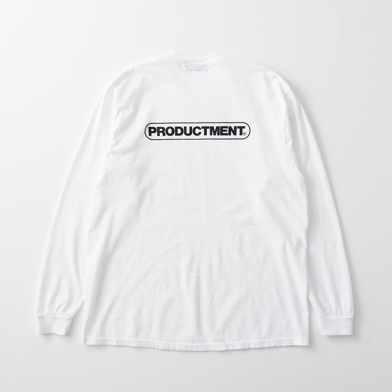 03 Back-Logo Long Sleeve Shirt | PRODUCTMENT