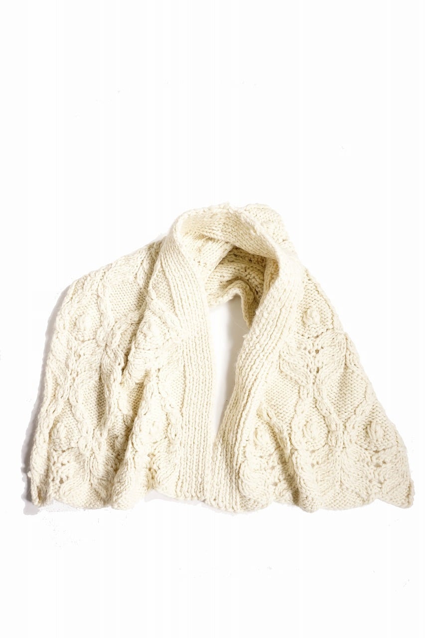 Hand Knitted Shawl (Leaf)