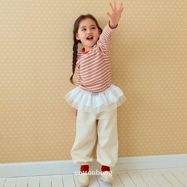 《予約》送料無料【cottonbong】Lily Lace Skirt