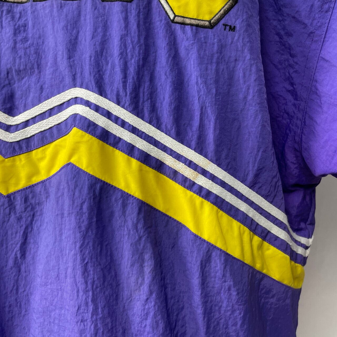 90年代 NFL PRO LINE LOGO ATHLETIC 中綿 ナイロンジャケット ミネソタ