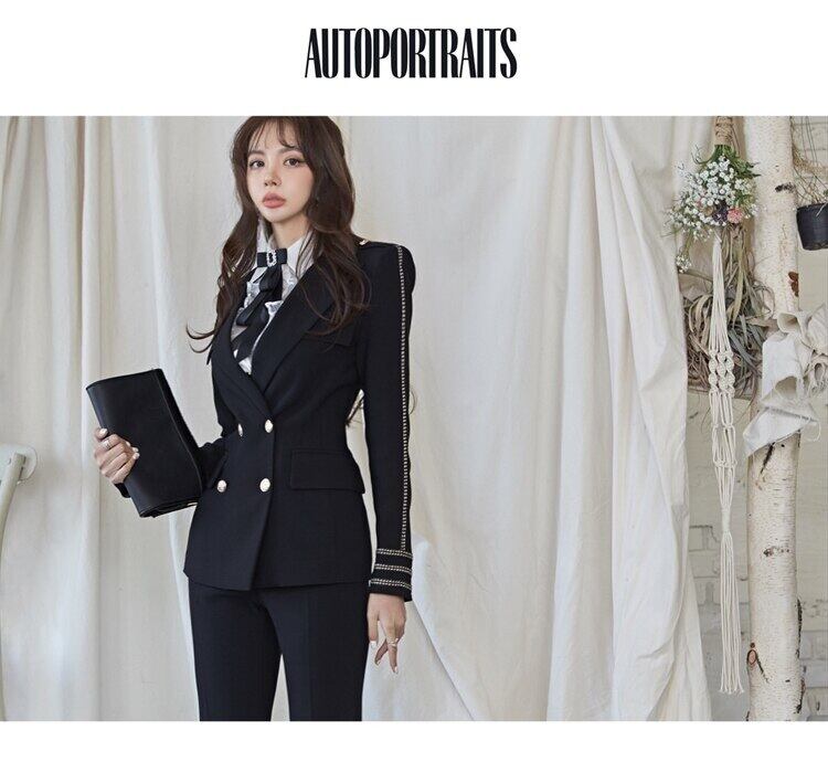 【新品同様】ユナイテッドアローズ ダブル パンツスーツ L 大きいサイズ フレア 新品同様】ユナイテッドアローズ ダブル パンツスーツ L 大きい