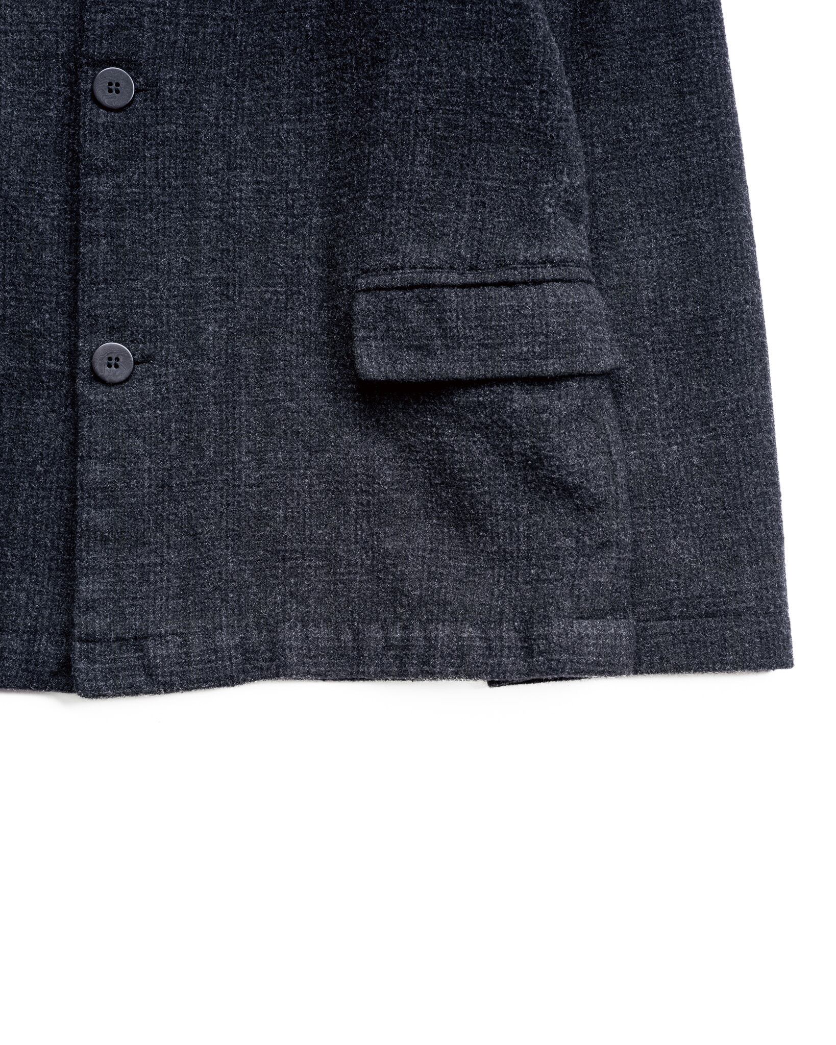 90's] SHIRIN GUILD Stand Collar Wool 3B Jacket Designed by Shirin