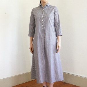 ＜SALE＞ストライプ柄・シャツワンピース