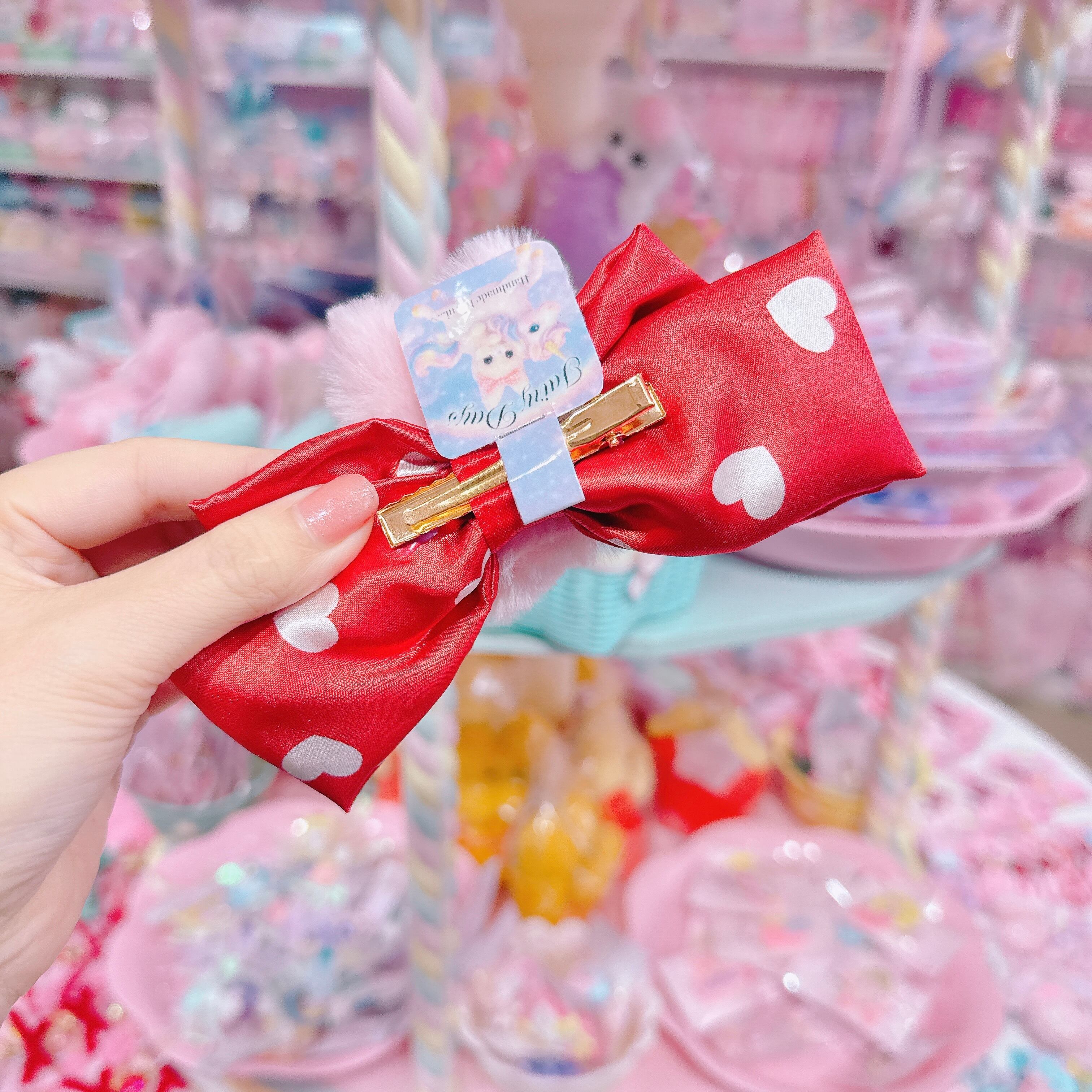 【G6】43-29バレンタインモグモグちゃんヘアクリップ