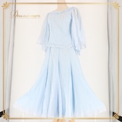 社交ダンス 衣装 スタンダード 上下セット ツーピース レッスンウェア パーティ衣装 水色 ブルー系 無地 シンプル ラインストーン フェミニン 軽やか セットアップ 母の日 おしゃれ かわいい ダンス衣装 レディース 一部殺菌 用途多様 カジュアル 夏用 通気性 日本製 コスプレ 大人用 スモック 天使のような 上品