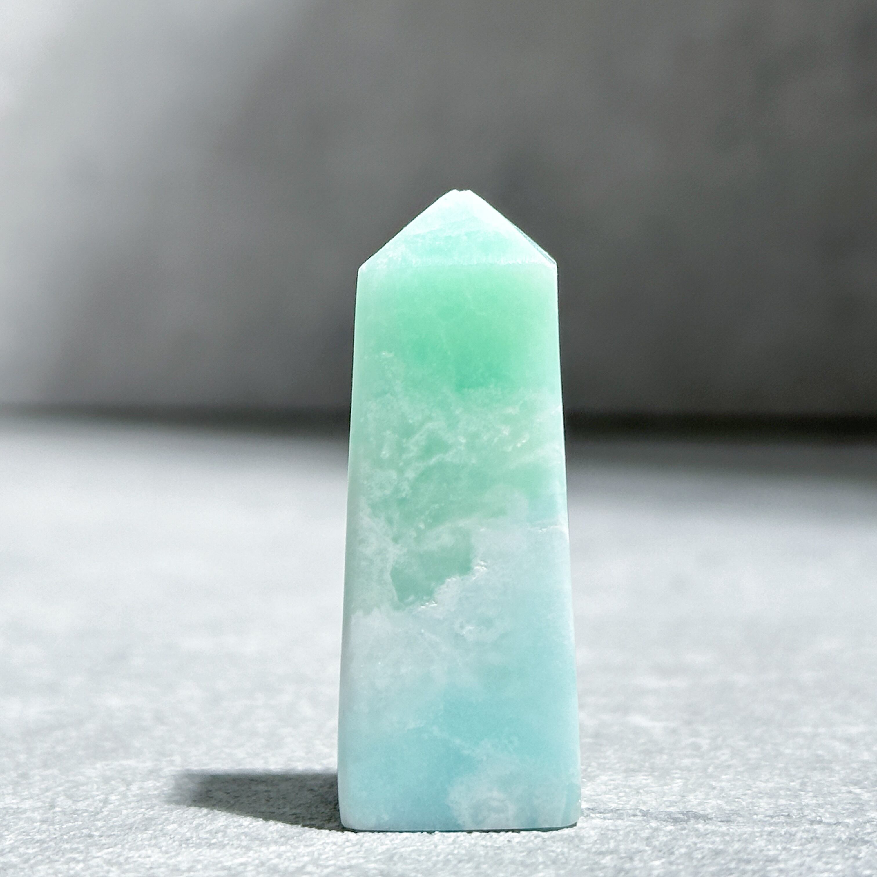 オーシャングリーンカルサイト | Kamoku［カモク］インテリア天然石