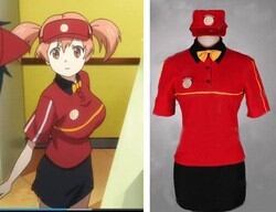 はたらく魔王さま!■佐々木 千穂（ささき ちほ） 　 はたらく服　コスプレ衣装 cosplay コスチューム K5084 はたらく魔王さま 佐々木 千穂（ささき ちほ） はたらく服