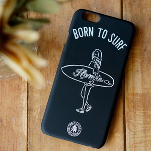 iPhone6,7,8ケース_BORN TO SURF_Black　