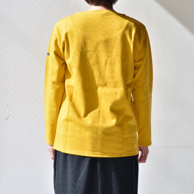 セントジェームス SAINT JAMES 無地ボートネックシャツ(OUESSANT)OCRE【レターパックプラス可】